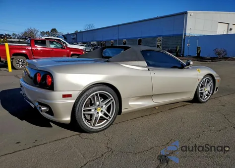 2003 Ferrari 360 Spider z USA, uszkodzony, nr VIN ZFFYT53A230133800